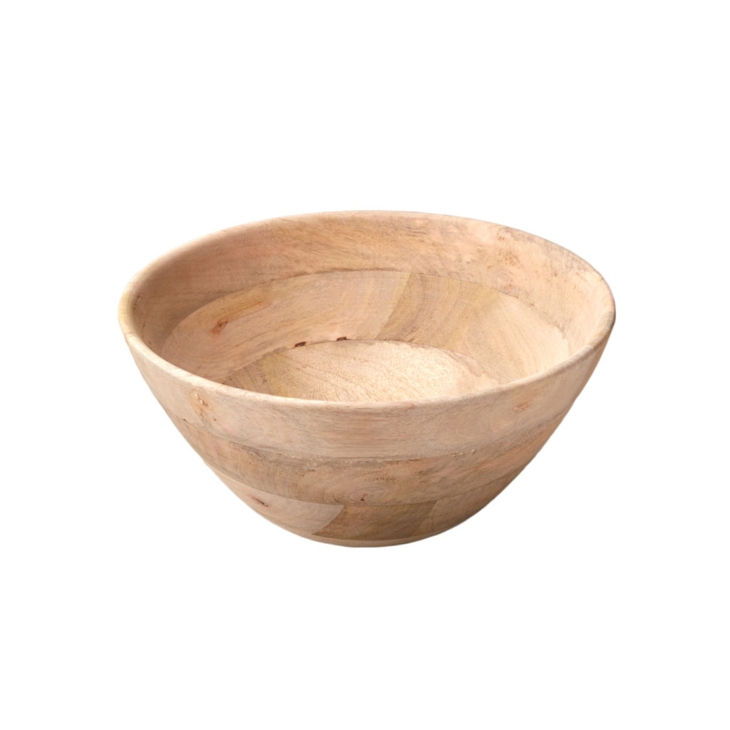 Natural Mango Wood Bowl Sea Salt