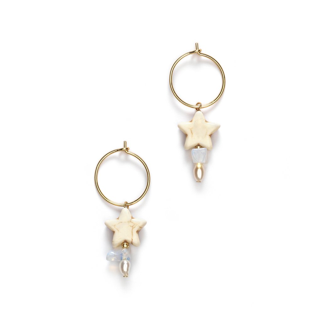 Anni Lu Etoile hoop earrings
