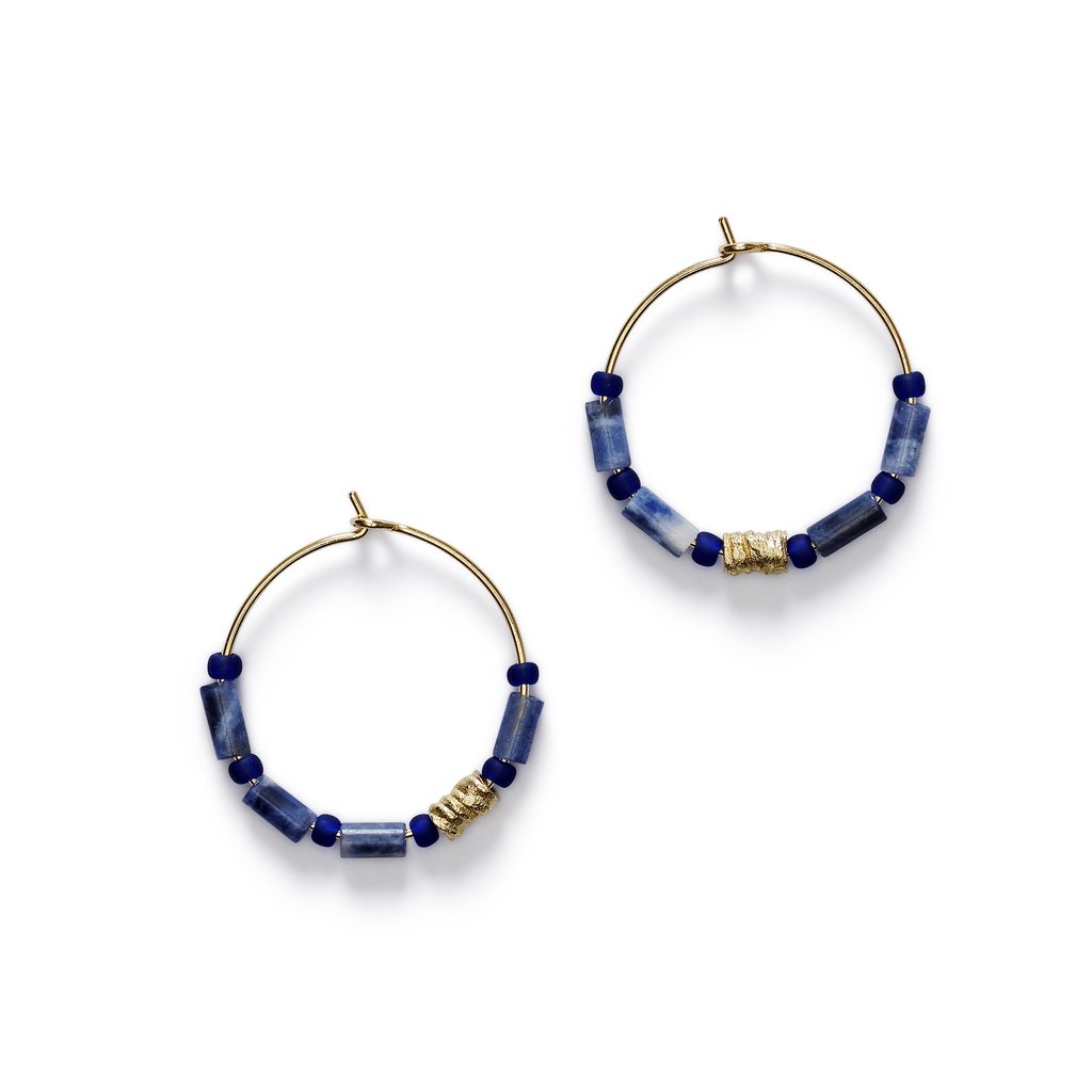 Anni Lu Azzurro Hoop earrings