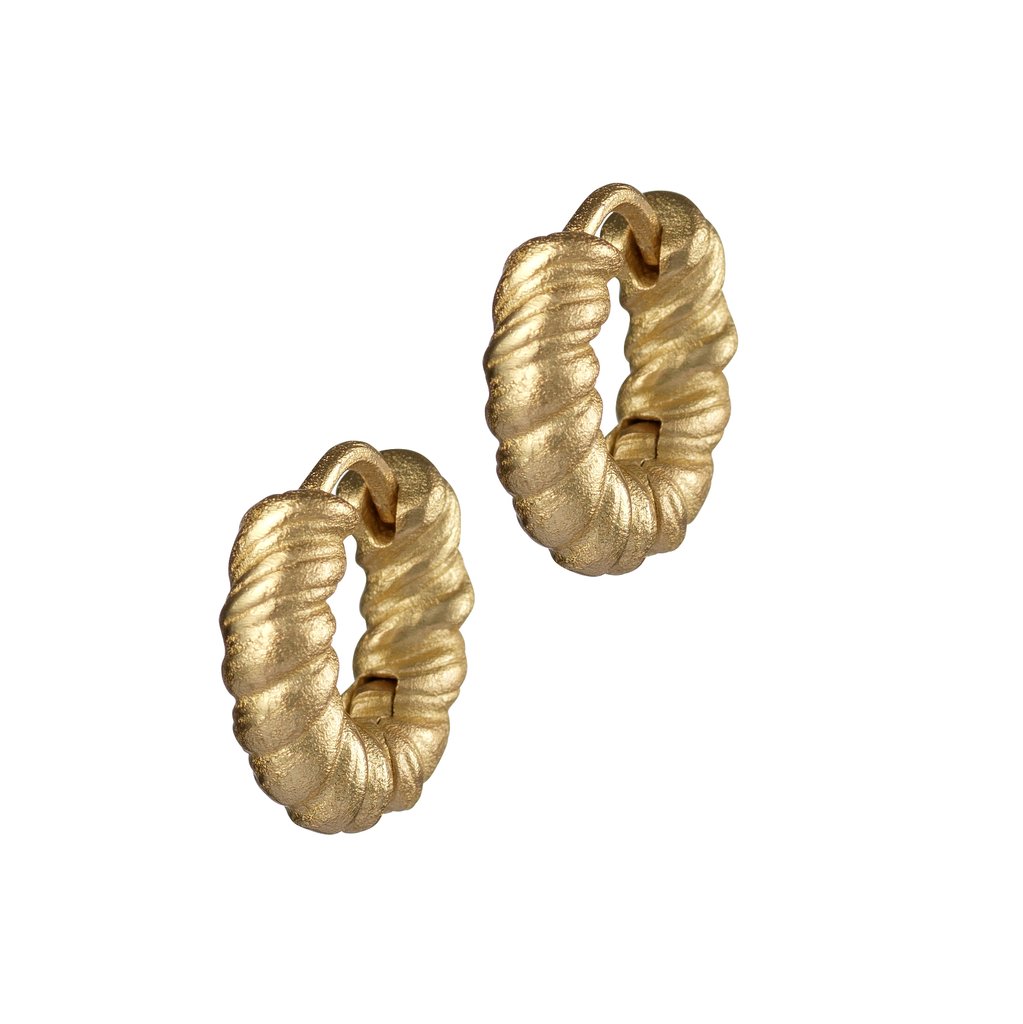 Anni Lu Cable Hoop earrings